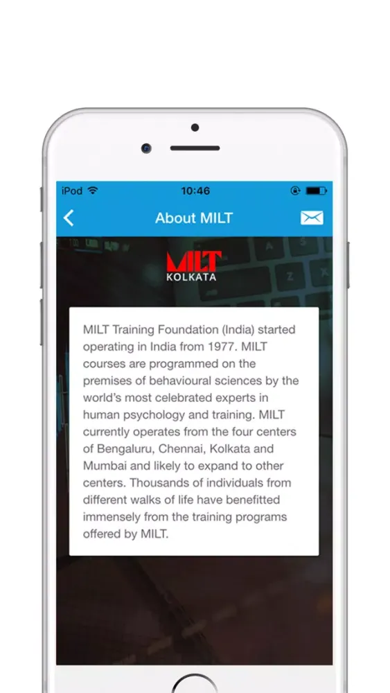 Tangkapan layar MILT Kolkata