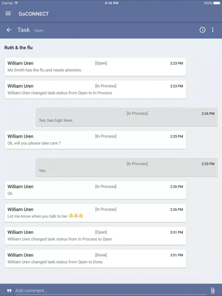 Proximiti GoCONNECT iPad スクリーンショット