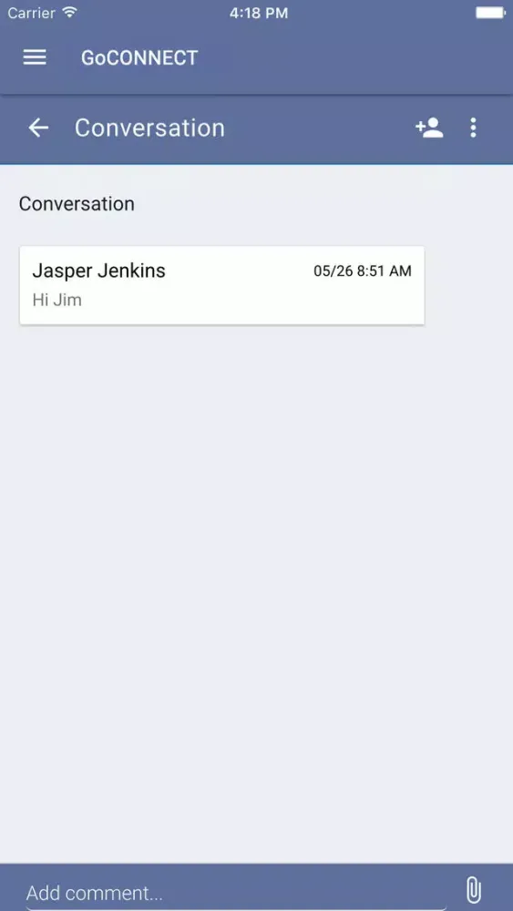 Proximiti GoCONNECT スクリーンショット