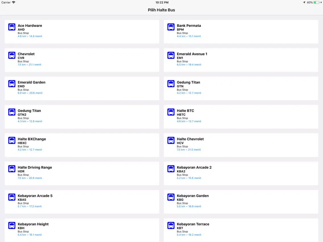 Intrans Bintaro Jaya iPad  سکرین شاٹس