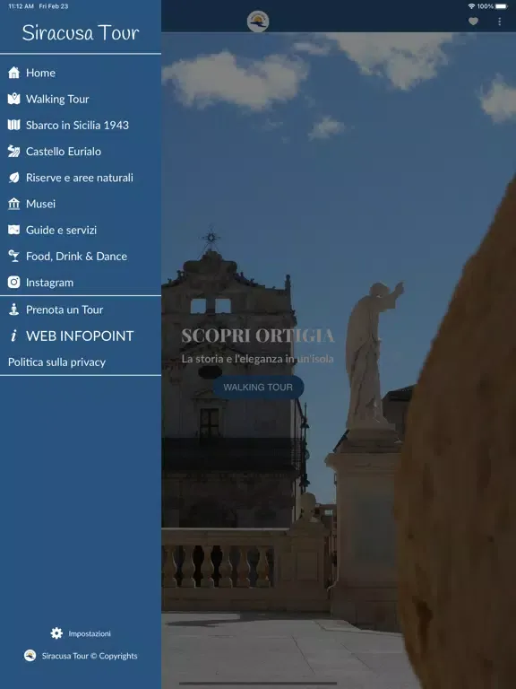 Siracusa Tour iPad  Screenshots