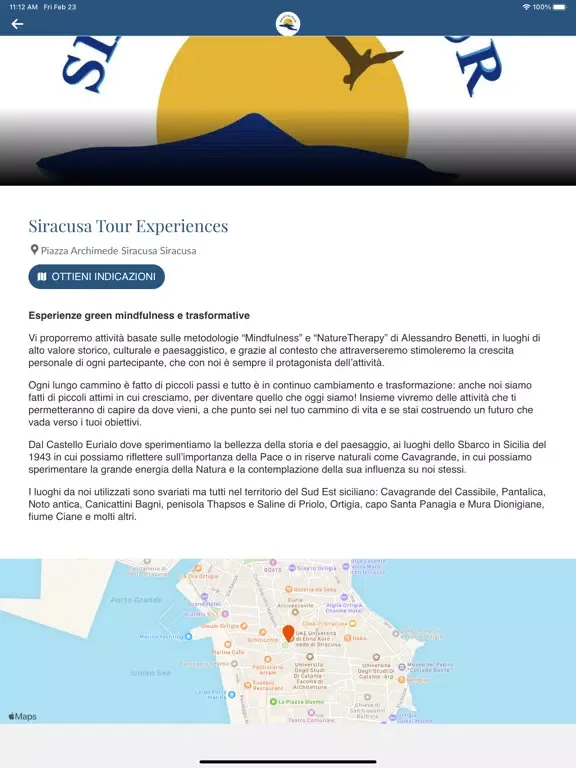 Siracusa Tour iPad  Screenshots