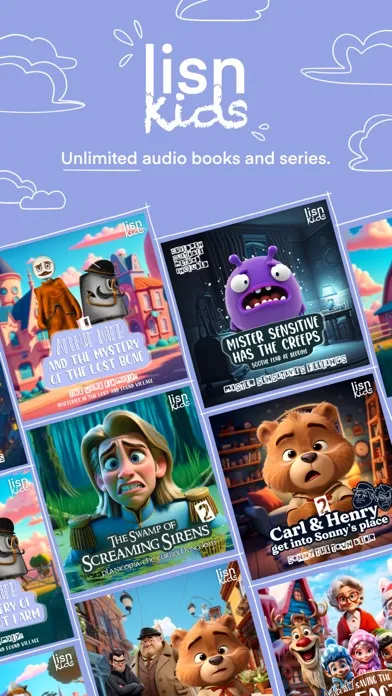 Captures d'écran de LISN Kids | Audiobooks stories