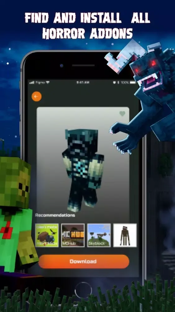 Horror Mods Maps for Minecraft Screenshots