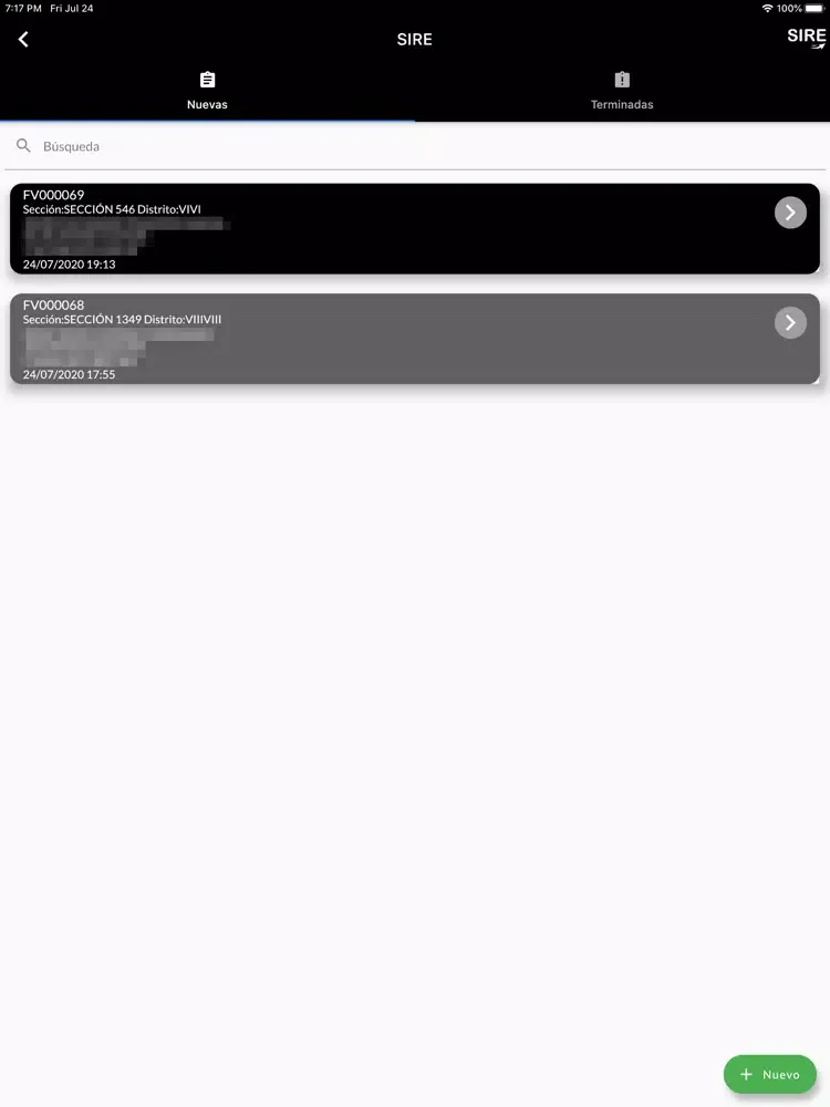 SIRE iPad  স্ক্রিনশট