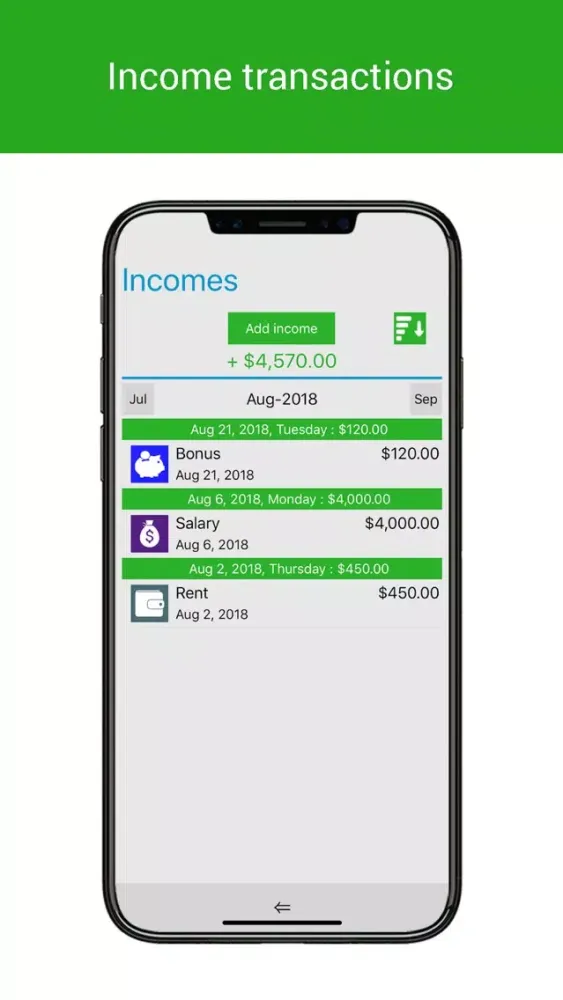 Скриншоты Home Budget Manager Paid