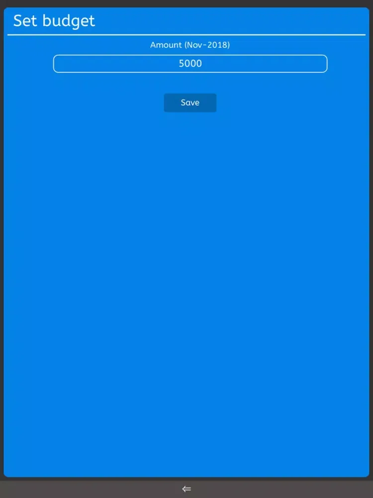 Tangkapan skrin Pocket Budget Tracker Lite iPad 