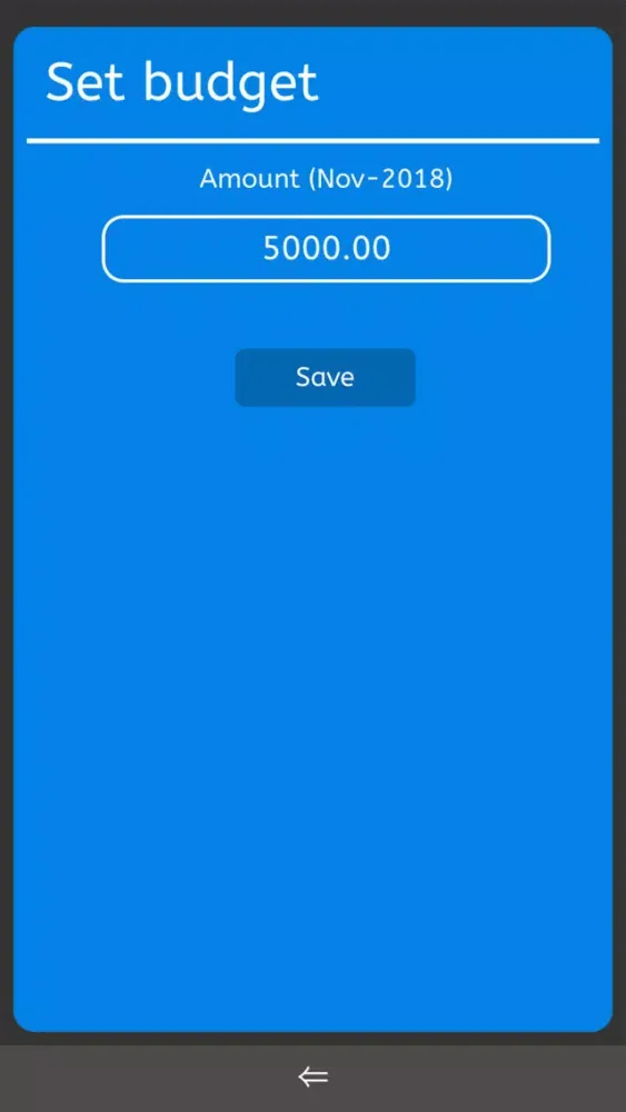 Tangkapan skrin Pocket Budget Tracker Lite