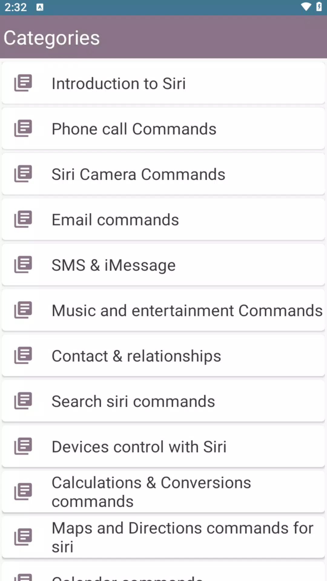 تصاویر Commands Assistant Guide