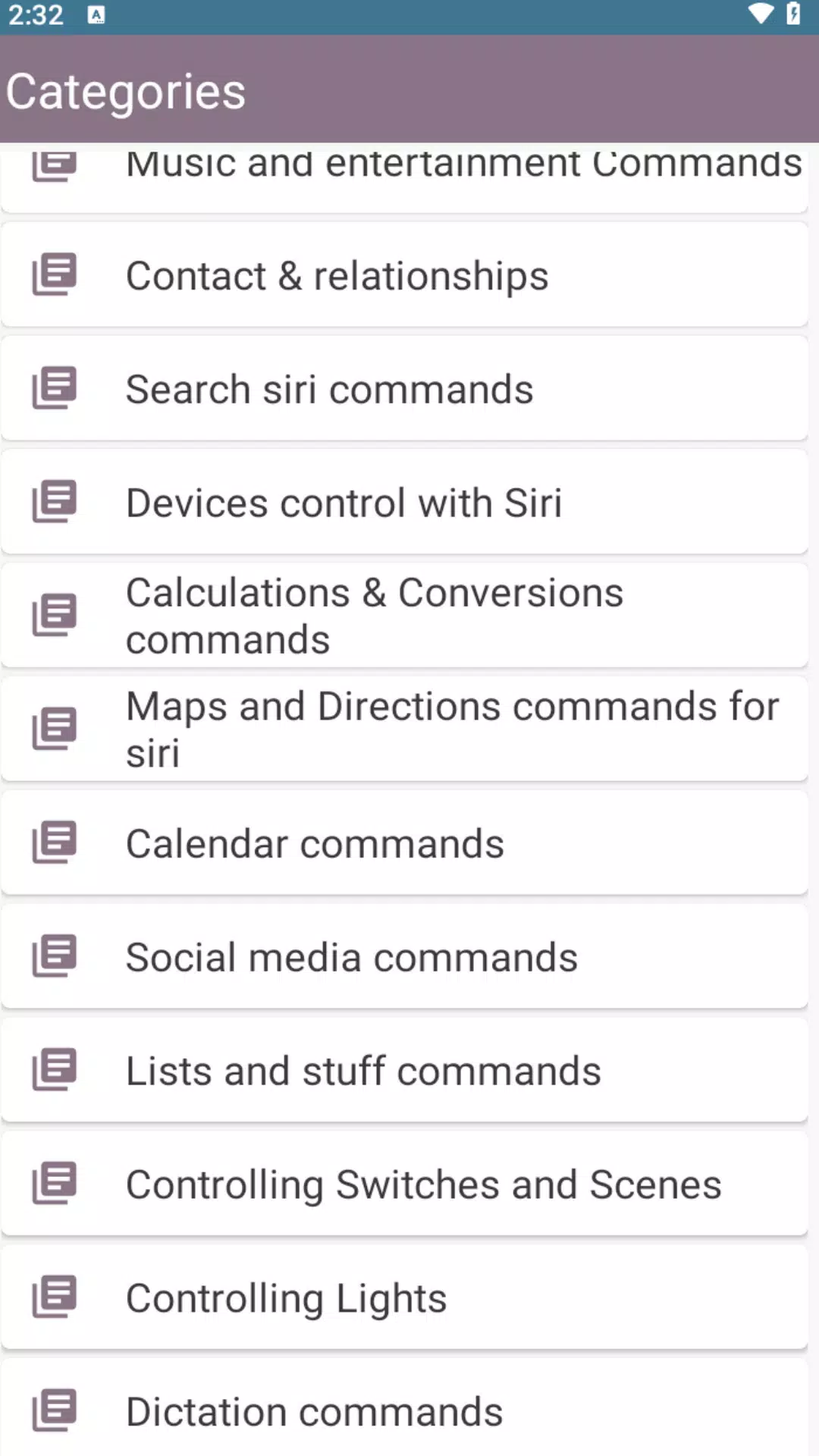 تصاویر Commands Assistant Guide