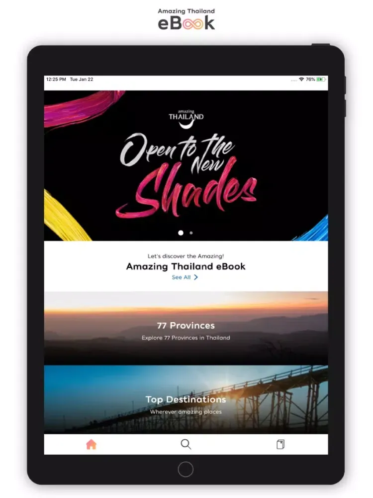 Tangkapan skrin TAT eBook iPad 