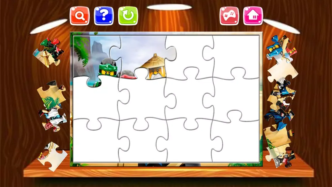 Capturas de tela do Cartoon Jigsaw Puzzle Box for Lego Ninjago