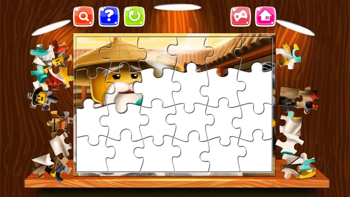 Capturas de tela do Cartoon Jigsaw Puzzle Box for Lego Ninjago
