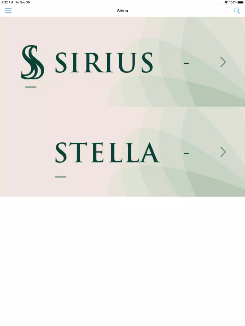 SiriusTextile iPad  Screenshots