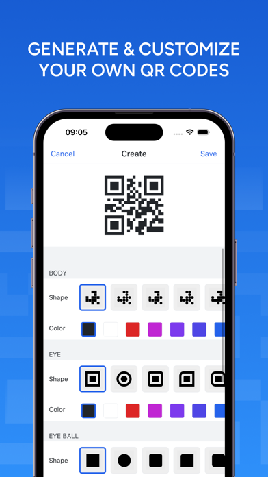 Zrzuty ekranu QR - Barcode Scanner & Creator