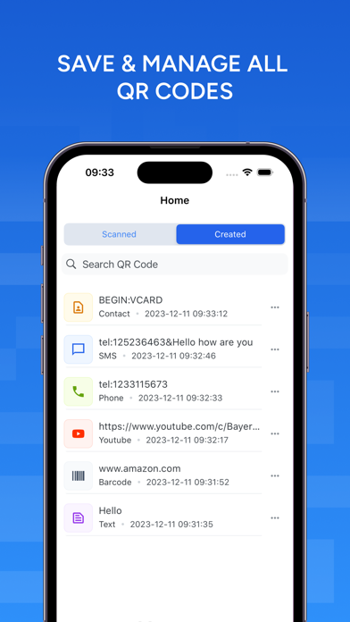 Zrzuty ekranu QR - Barcode Scanner & Creator