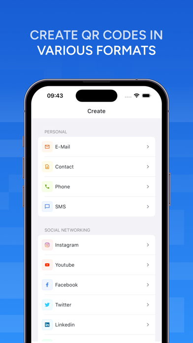 Zrzuty ekranu QR - Barcode Scanner & Creator