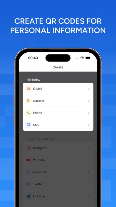 Zrzuty ekranu QR - Barcode Scanner & Creator