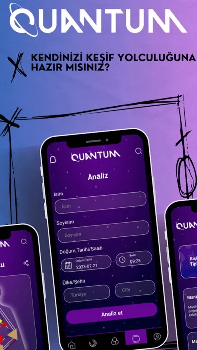 Capturas de tela do Quantum