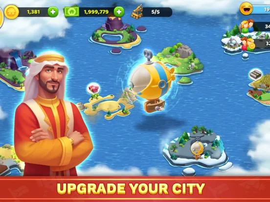 ภาพหน้าจอของ SimCity-BuildIsland iPad 