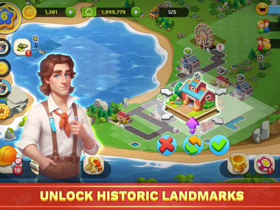 ภาพหน้าจอของ SimCity-BuildIsland iPad 