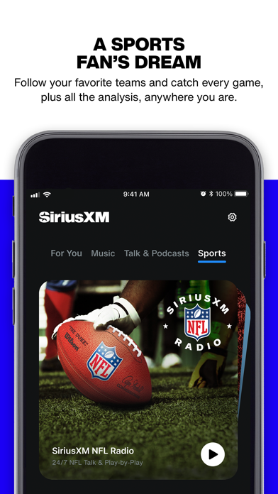 SiriusXM: Music, Sports & News 스크린샷