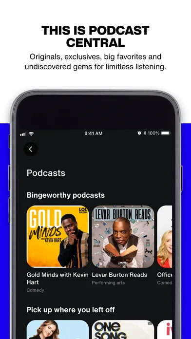 Tangkapan layar SiriusXM: Music, Sports & News