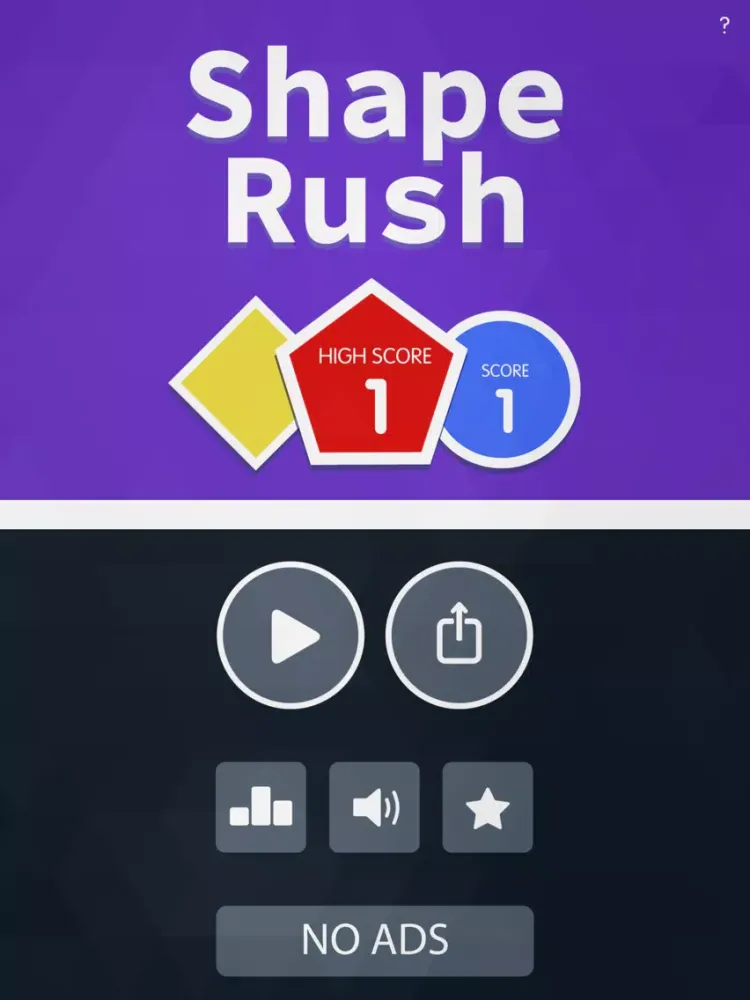 Ảnh chụp màn hình của Shape Rush - Fast Puzzle iPad 