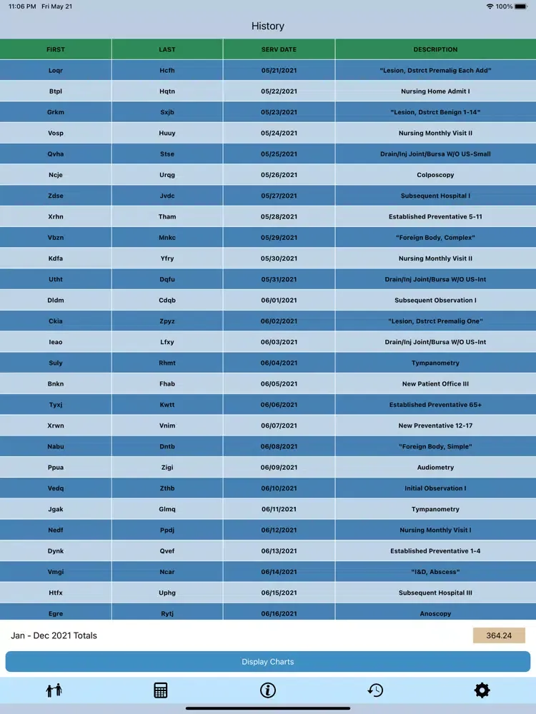 myPatient Encounter Tracker-FM iPad  スクリーンショット