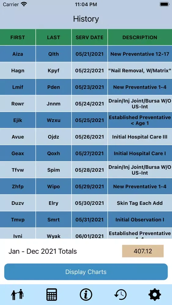 myPatient Encounter Tracker-FM スクリーンショット