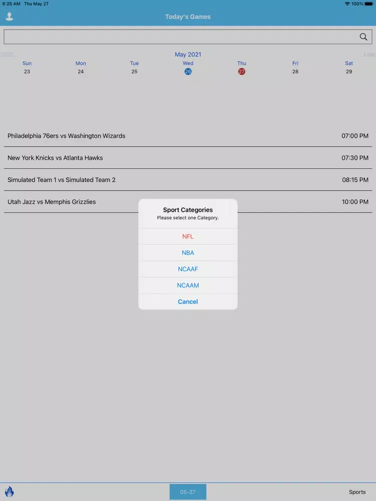 Capturas de tela do Hot Takes Corner iPad 