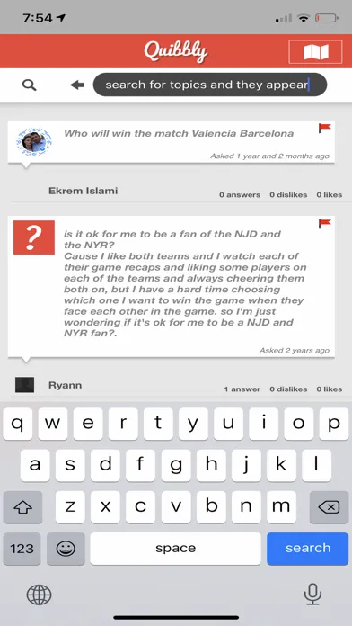 Quibbly: Ask, Answer, Awesome! Ekran Görüntüleri