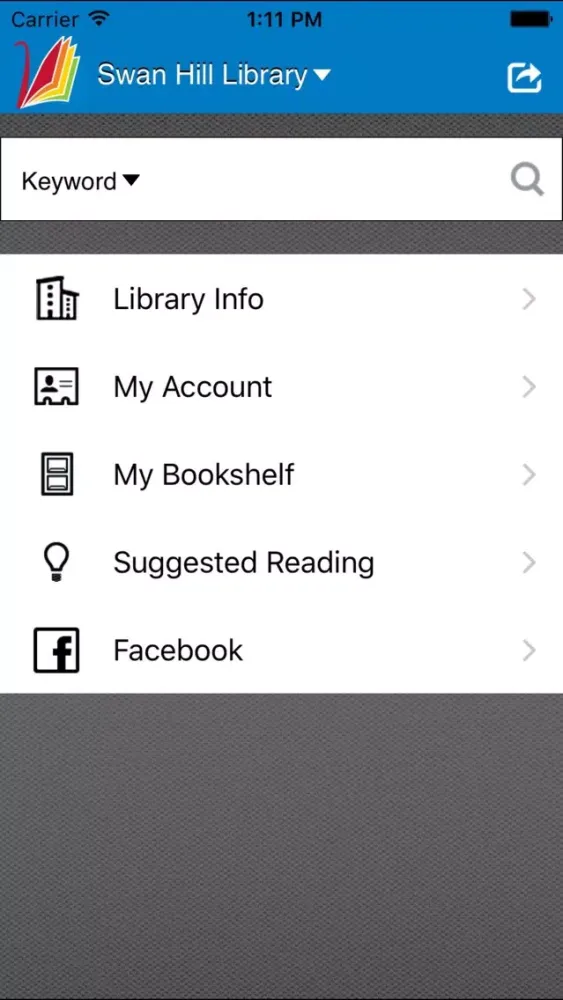 ภาพหน้าจอของ SHR Library