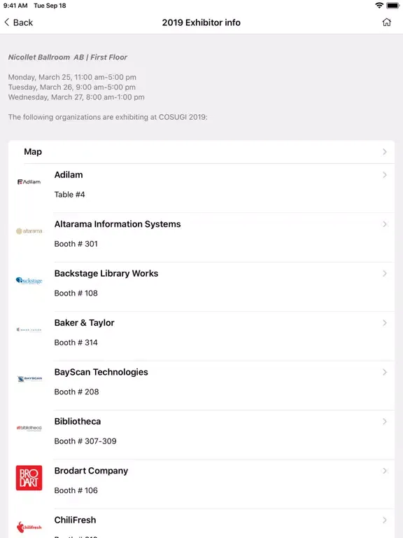 SirsiDynix UG Conference iPad 應用截圖