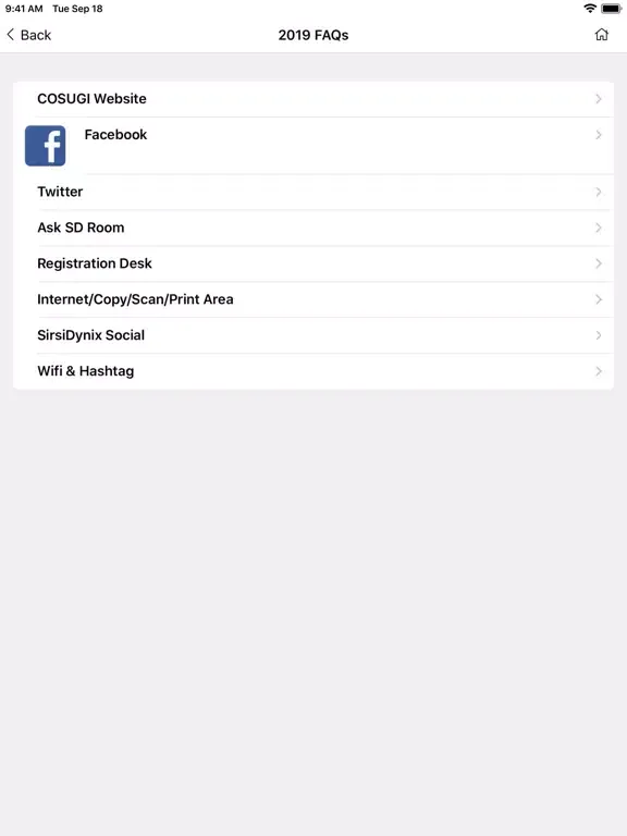 SirsiDynix UG Conference iPad 應用截圖