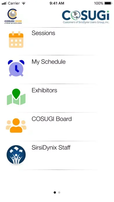 SirsiDynix UG Conference應用截圖