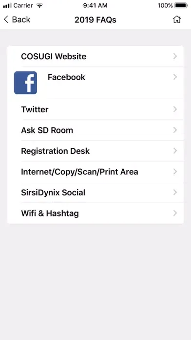 SirsiDynix UG Conference應用截圖