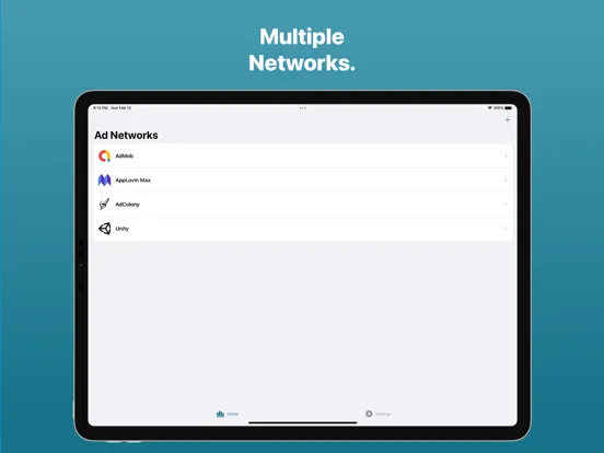 Ảnh chụp màn hình của Reporting - Ad Network Reports iPad 