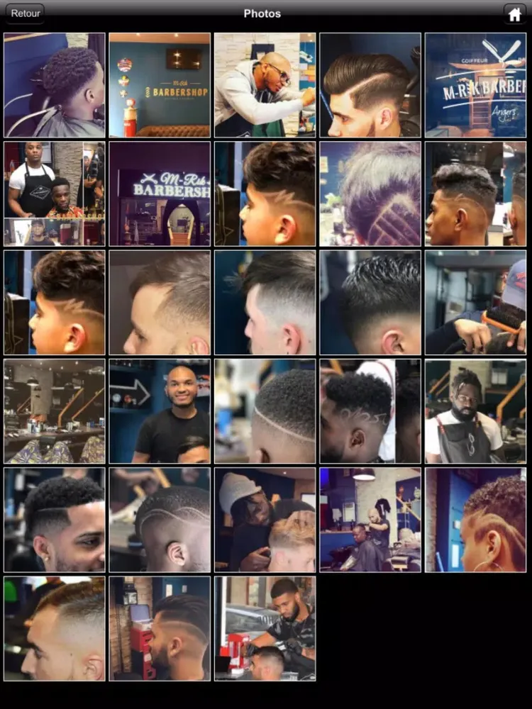ภาพหน้าจอของ M-Rik Barbershop iPad 