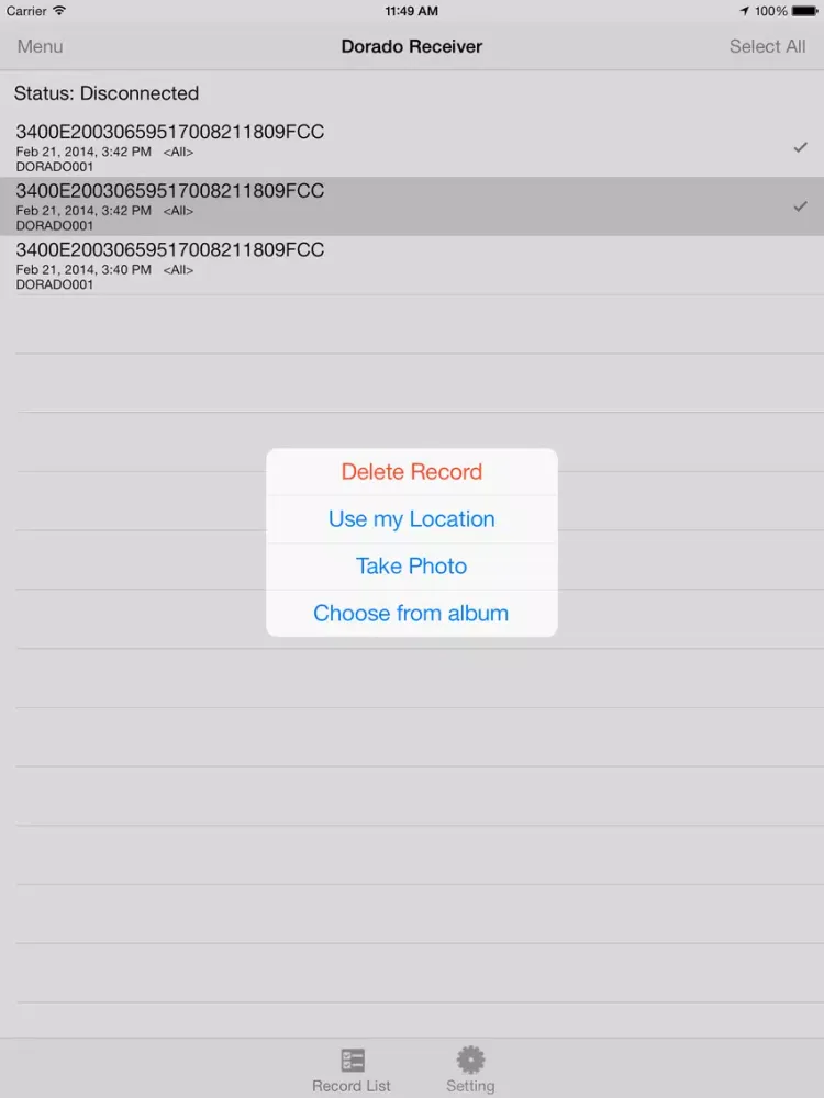 SSI Dorado/Platino WiFi iPad  स्क्रीनशॉट