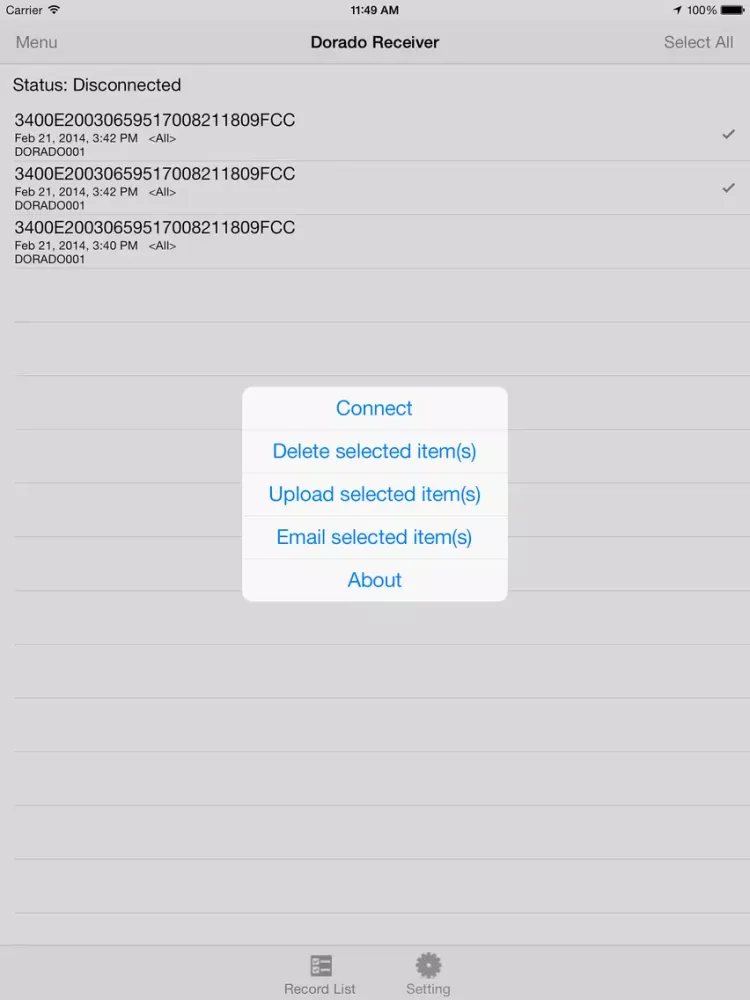 SSI Dorado/Platino WiFi iPad  स्क्रीनशॉट
