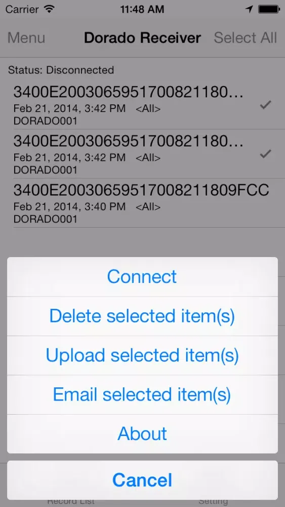 SSI Dorado/Platino WiFi स्क्रीनशॉट