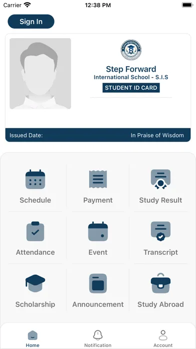 تصاویر SIS Student Portal