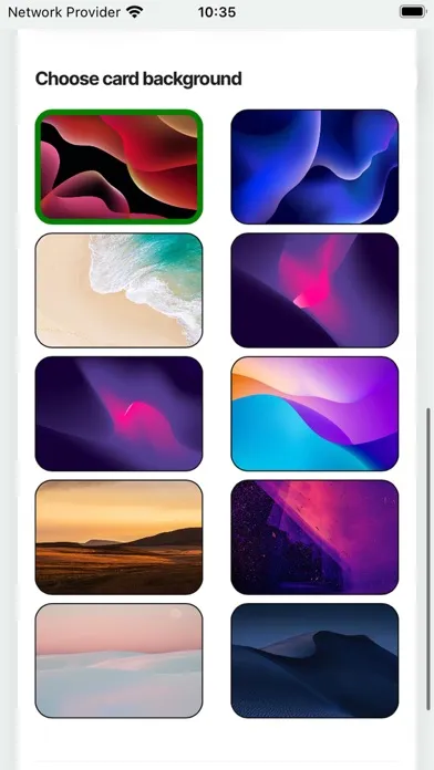 Capturas de pantalla de Wallet Extra