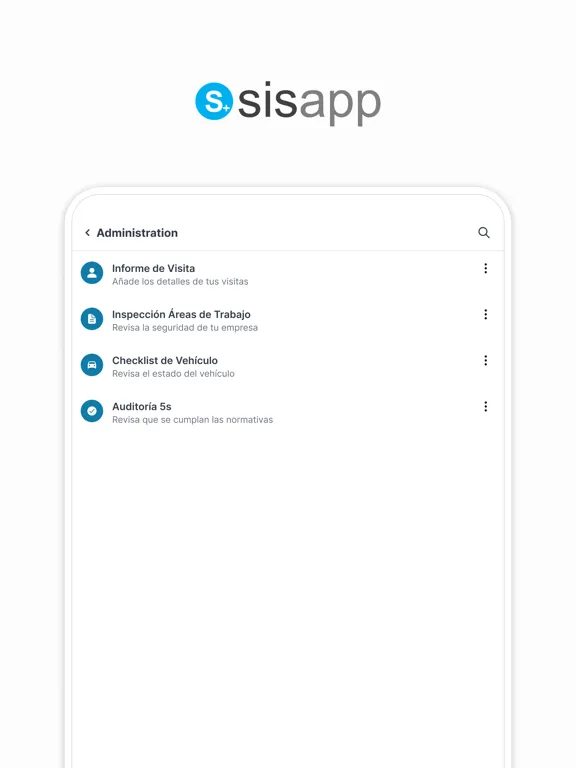 SisApp Formularios iPad  Screenshots