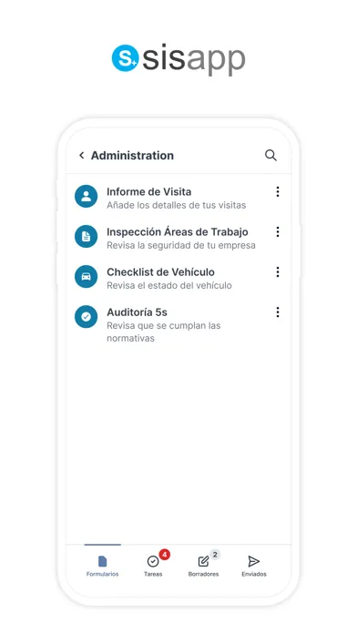 SisApp Formularios Screenshots