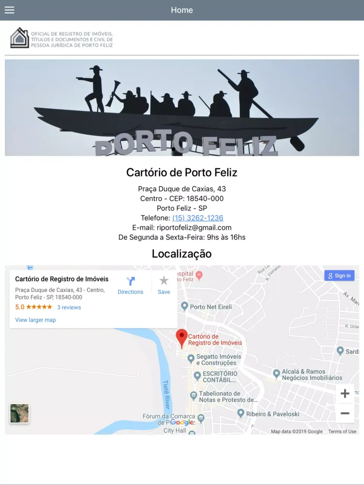 Cartório de Porto Feliz Screenshots