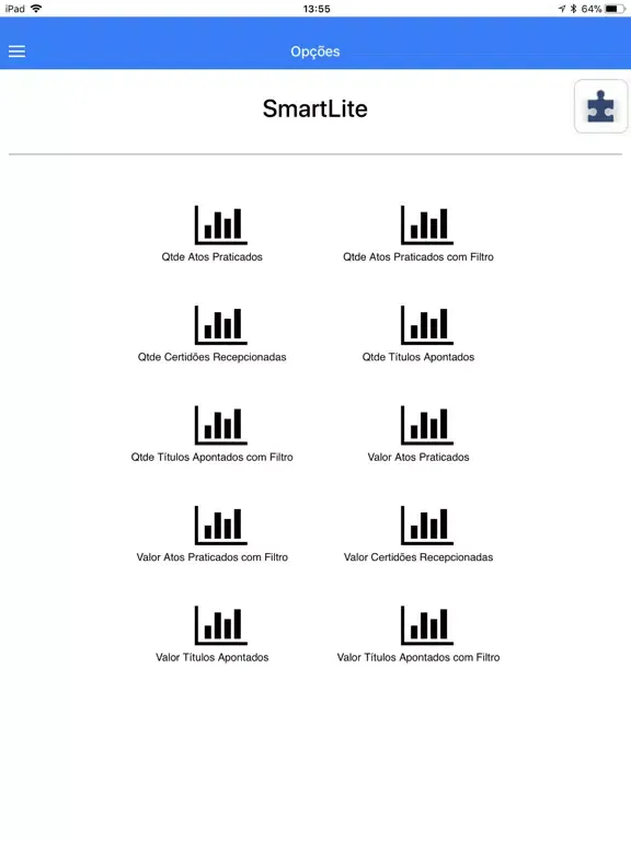 ภาพหน้าจอของ SmartLite iPad 