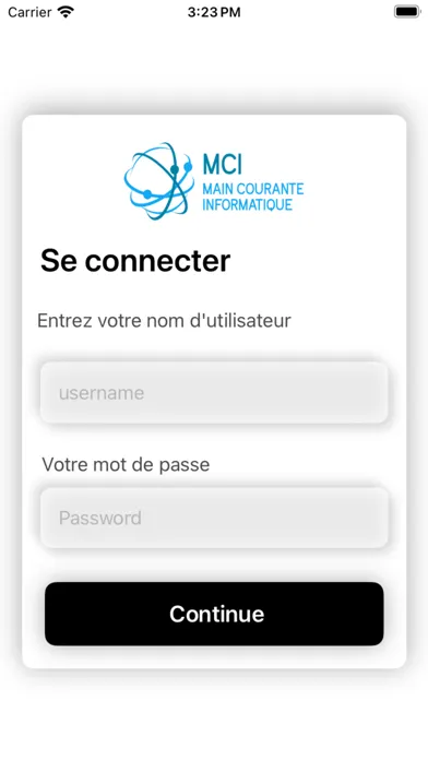 ภาพหน้าจอของ MCI
