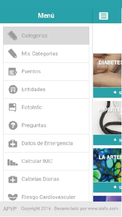 Capturas de tela do Vital App